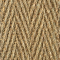 Zeegras vloerkleed Matros Visgraat